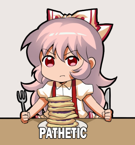 fujiwara no mokou and the rock (touhou) drawn by jokanhiyou