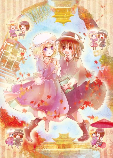 usami renko and maribel hearn (touhou) drawn by kokonoha_mikage