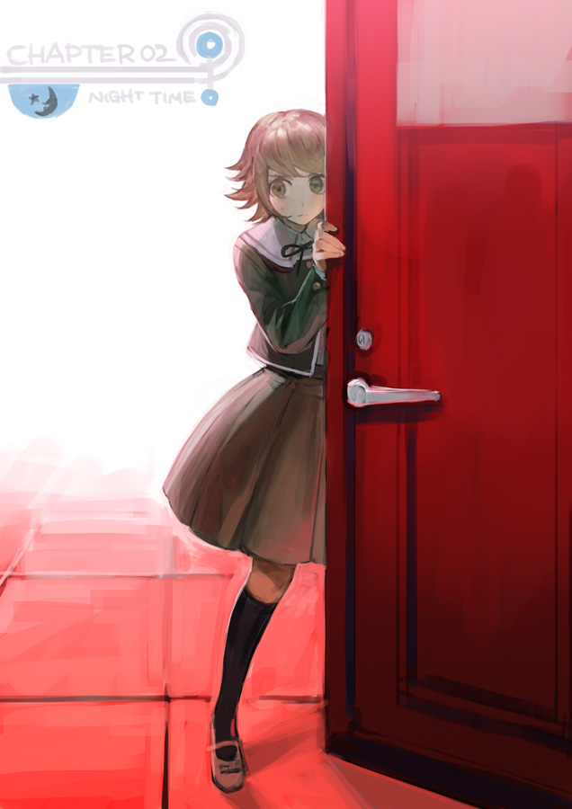 fujisaki chihiro (danganronpa and 1 more) drawn by naoko_(artist)
