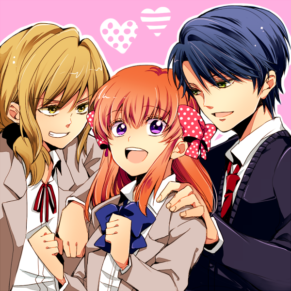 sakura chiyo, kashima yuu, and seo yuzuki (gekkan shoujo nozaki-kun) drawn by juri_(shu_ri)