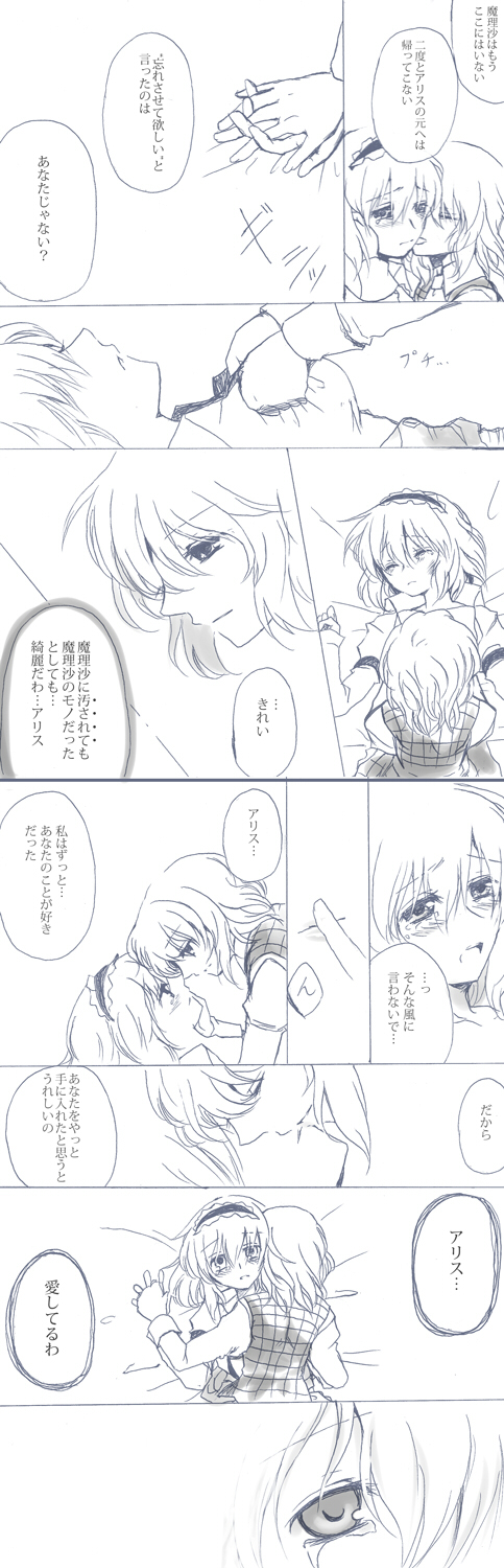alice margatroid and kazami yuuka (touhou) drawn by toraneko