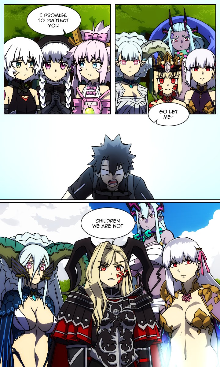 fujimaru ritsuka, abigail williams, nero claudius, kama, jack the ripper, and 7 more (fate and 1 more) drawn by lazyartlazy12