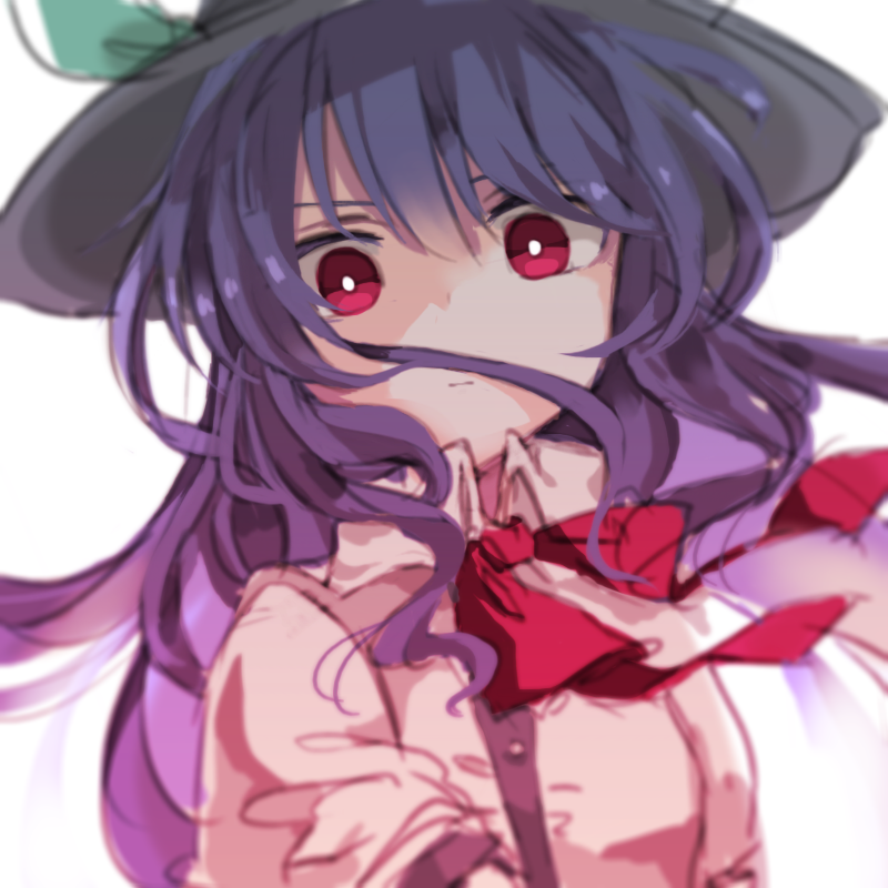 hinanawi tenshi (touhou) drawn by joou_heika_(precare_deum)
