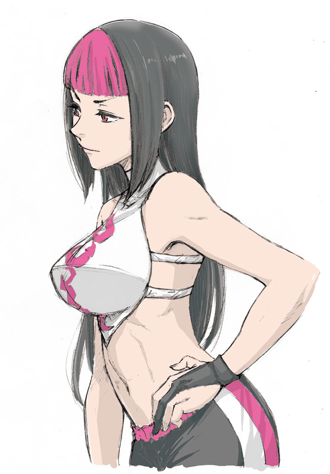 han juri (street fighter and 1 more) drawn by coelacanth_(gyotaku)