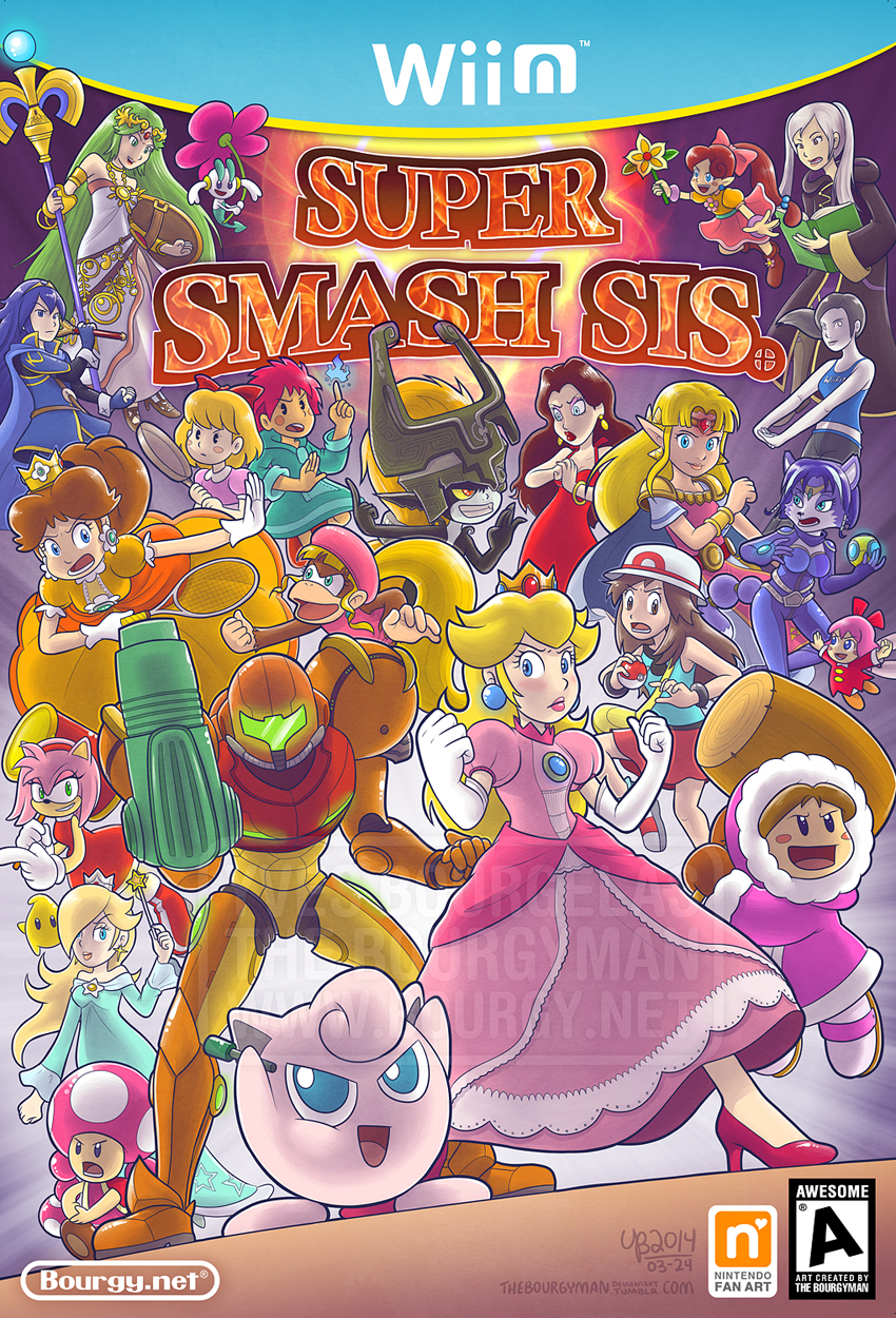 princess zelda, princess peach, samus aran, lucina, rosalina, and 19 more (pokemon and 27 more) drawn by thebourgyman