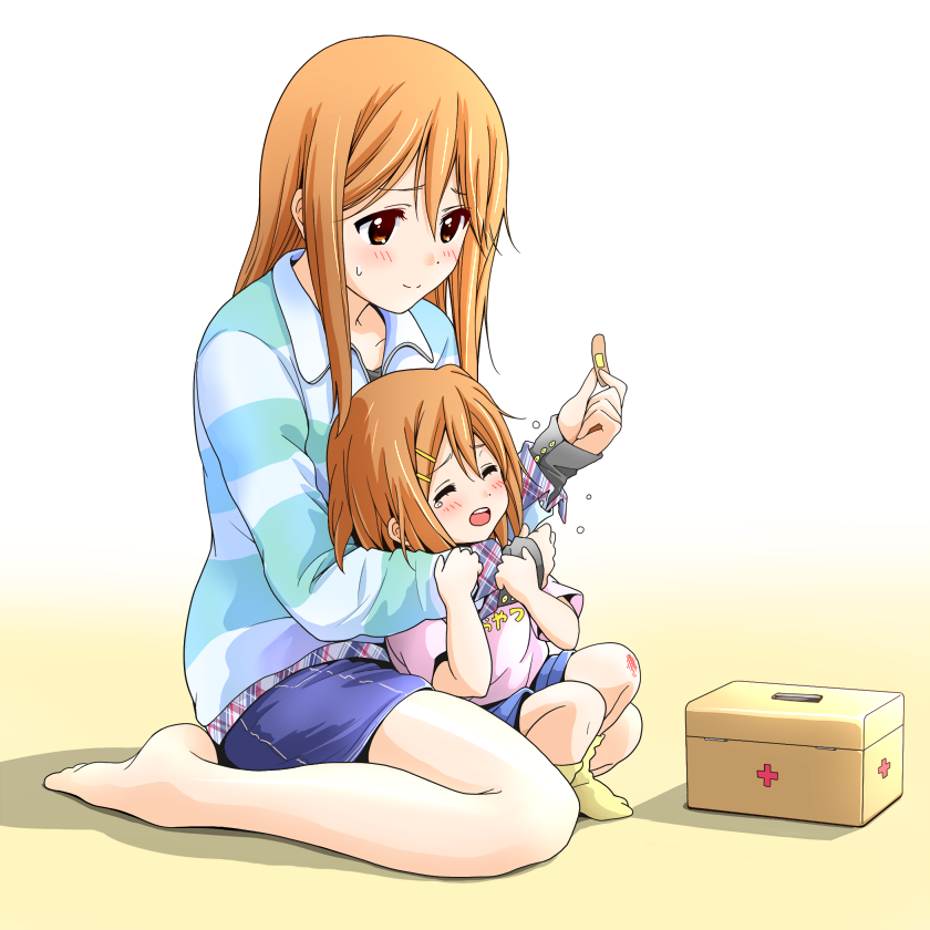 hirasawa yui and mrs. hirasawa (k-on!) drawn by sawanatsu_mikan