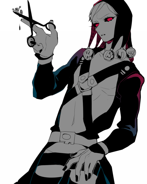 risotto nero and metallica (jojo no kimyou na bouken and 1 more) drawn by redlark_(r083)