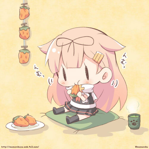 yuudachi and yuudachi kai ni (kantai collection) drawn by momoniku_(taretare-13)