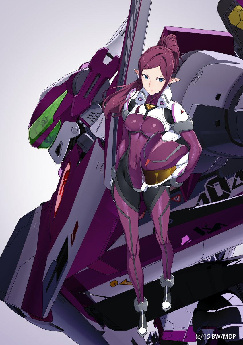 mirage farina jenius, vf-31, and vf-31c (macross and 1 more) drawn by tatsuwo