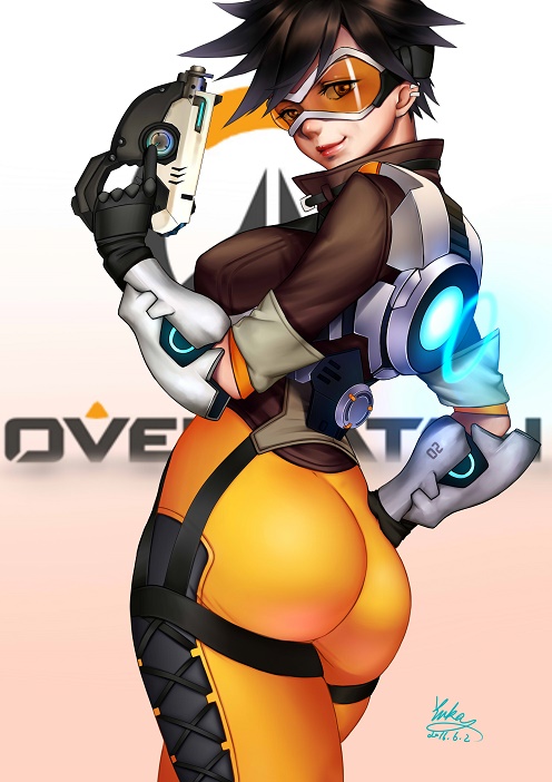 tracer (overwatch and 1 more) drawn by yuanchuang