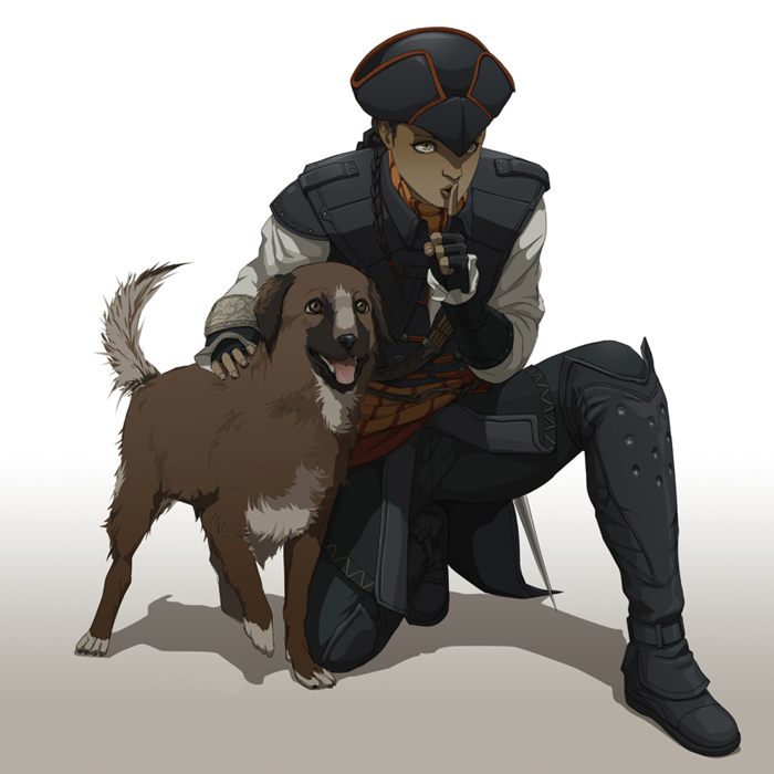 aveline de grandpre (assassin's creed and 1 more) drawn by gb_(doubleleaf)