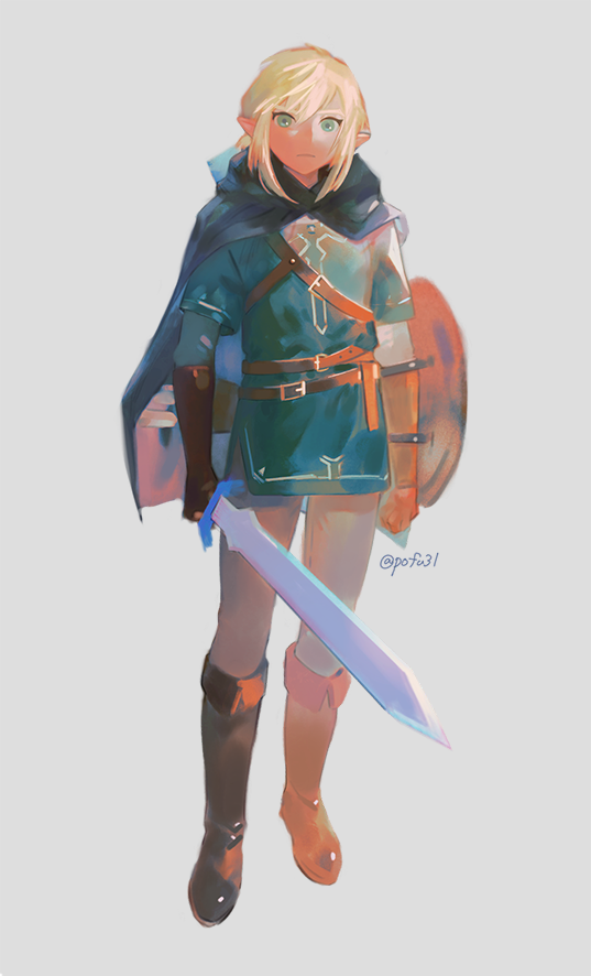 link (the legend of zelda and 1 more) drawn by pofu31