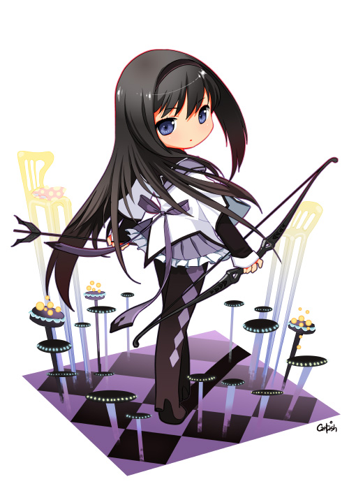 akemi homura (mahou shoujo madoka magica) drawn by mao_yu