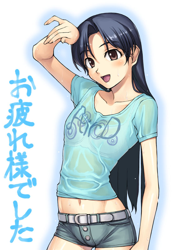 kisaragi chihaya (idolmaster and 1 more) drawn by tanaka_shoutarou