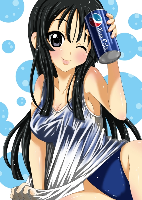akiyama mio (k-on! and 1 more) drawn by baretto_(firearms_1)