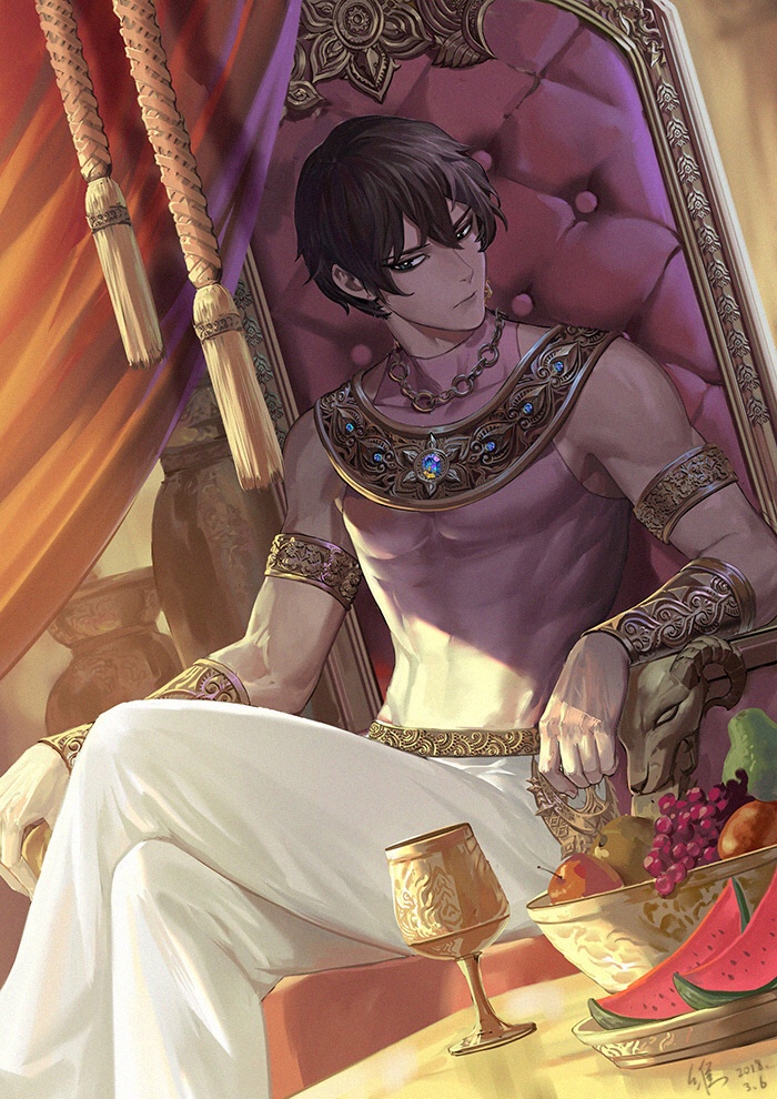 arjuna (fate and 1 more) drawn by iketsumi