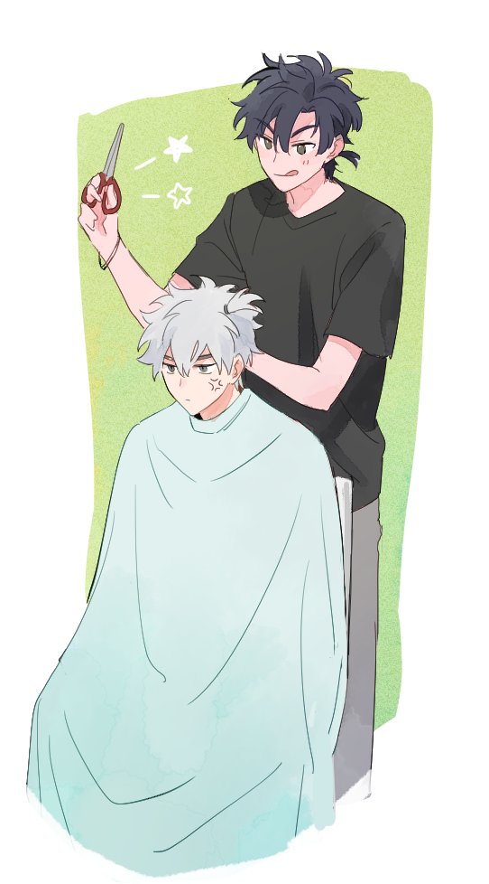 cheng xiaoshi and lu guang (shiguang dailiren) drawn by kyokutsuki
