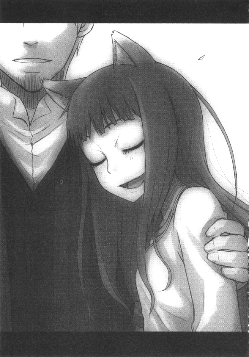 holo and craft lawrence (spice and wolf) drawn by ayakura_juu