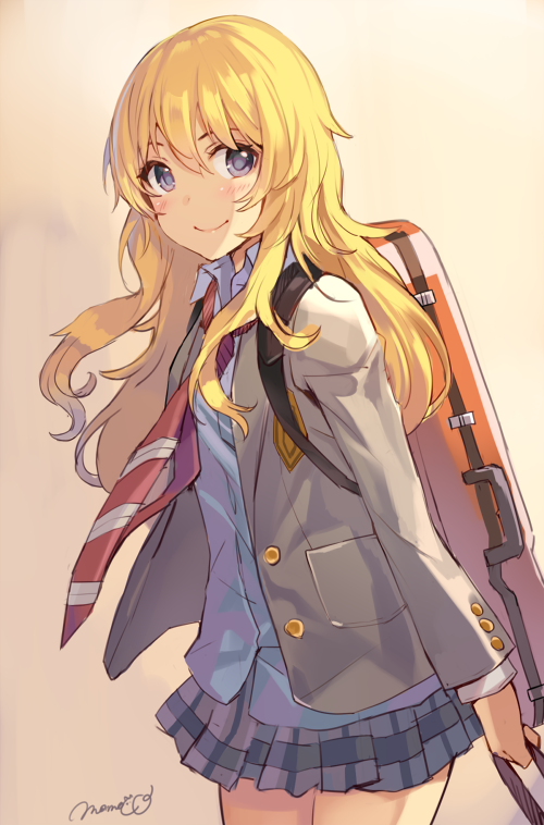 miyazono kawori (shigatsu wa kimi no uso) drawn by momoko_(momopoco)