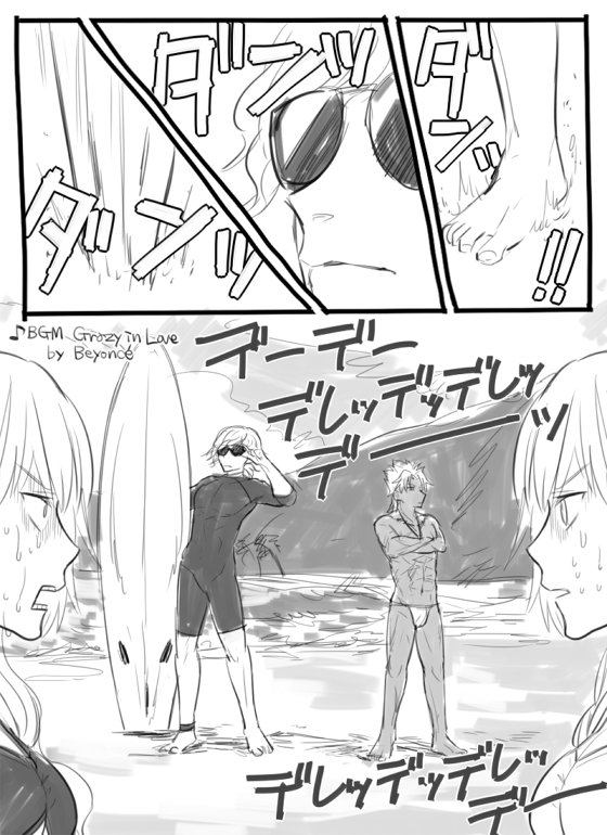 jeanne d'arc alter, jeanne d'arc, edmond dantes, and amakusa shirou (fate and 3 more) drawn by 000_(jicasoe)