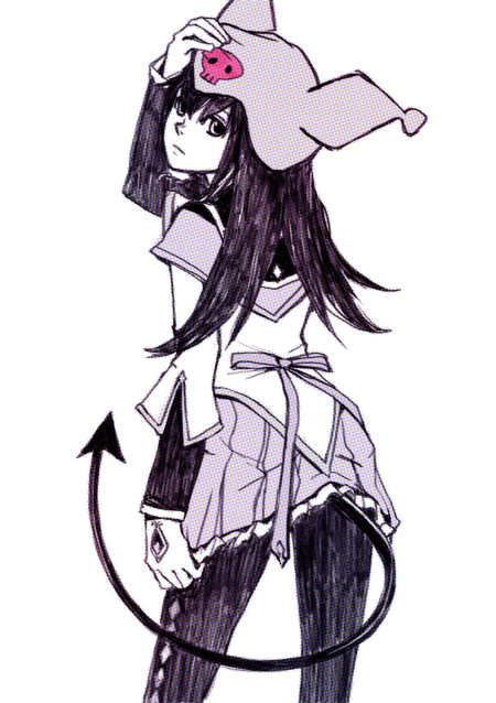akemi homura and kuromi (mahou shoujo madoka magica and 2 more) drawn by silverxp