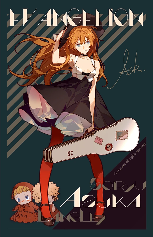 souryuu asuka langley (neon genesis evangelion) drawn by ask_(askzy)