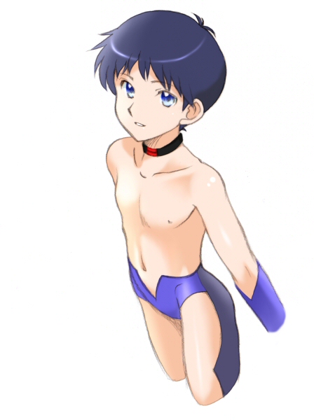ikari shinji (neon genesis evangelion) drawn by ebi-rom