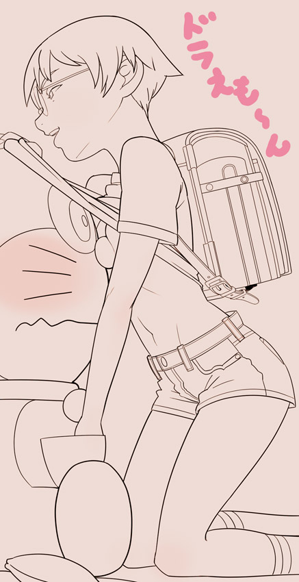 doraemon and nobi nobita (doraemon) drawn by go_robots