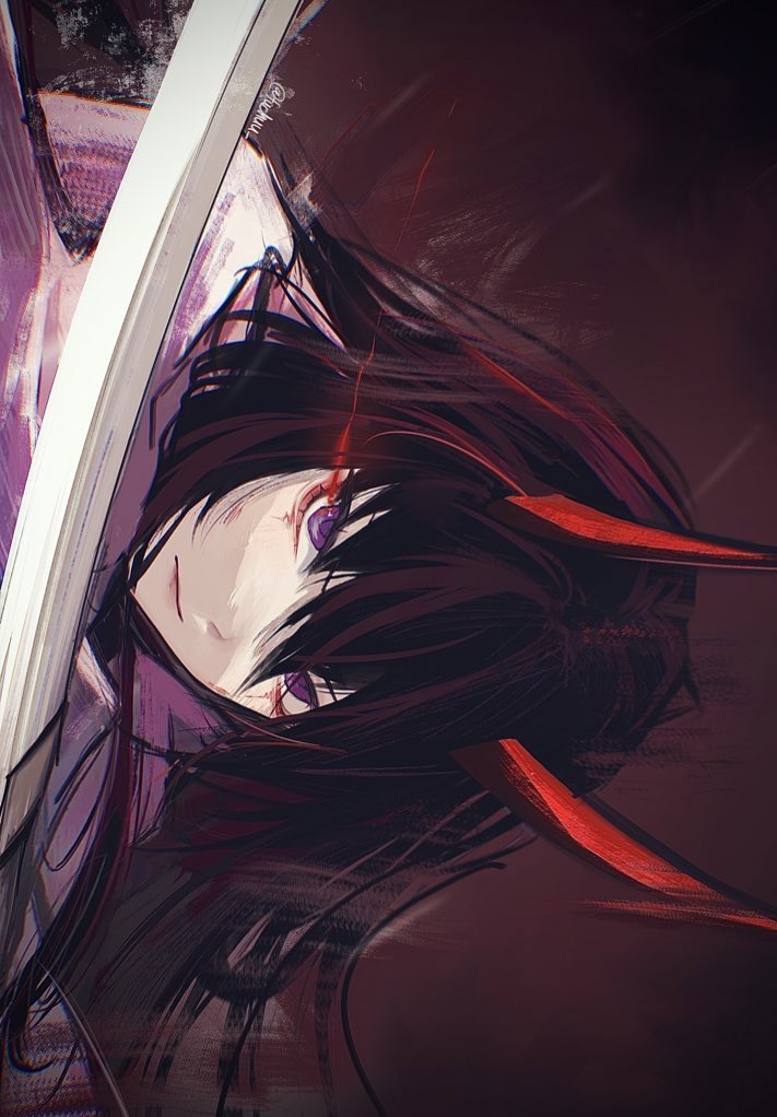 acheron (honkai and 1 more) drawn by fuchuu_(nini)