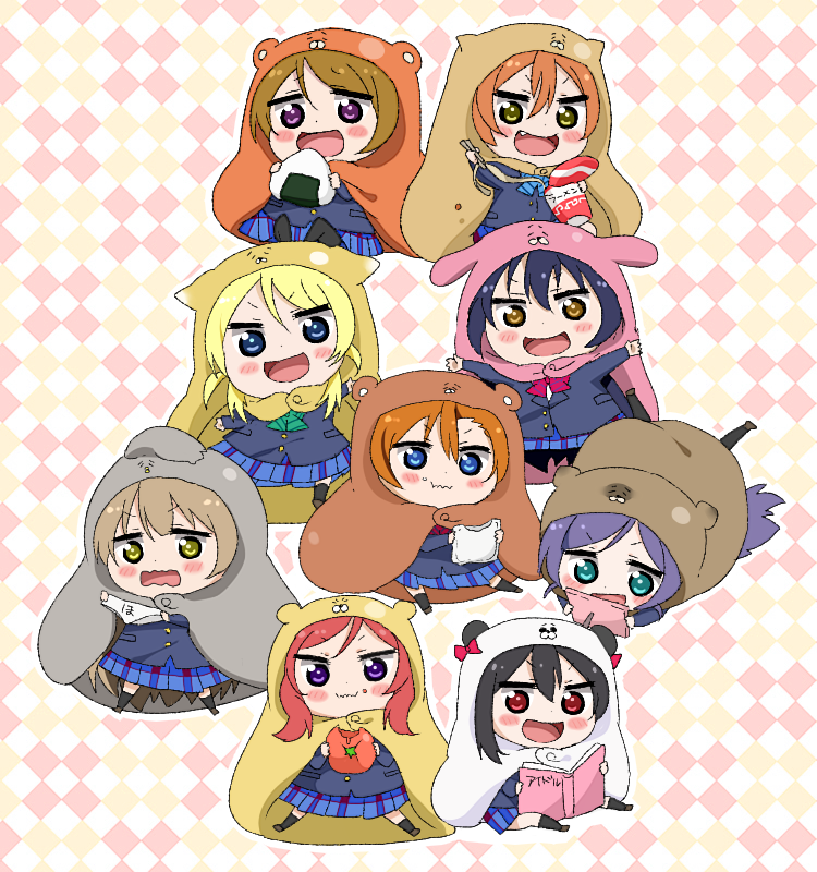 nishikino maki, tojo nozomi, sonoda umi, yazawa nico, ayase eli, and 4 more (love live! and 2 more) drawn by sooki
