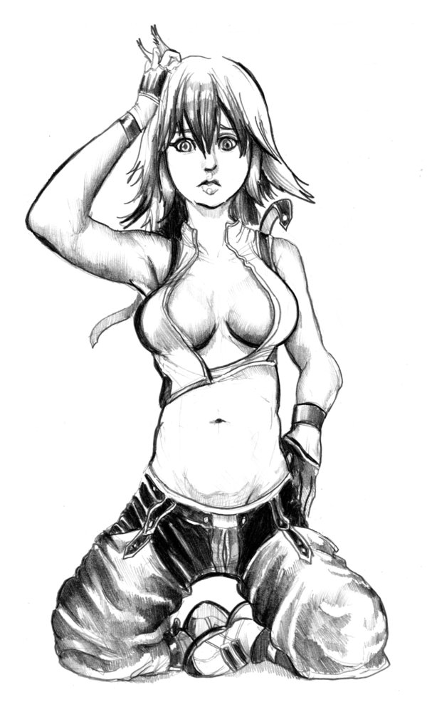 riku (kingdom hearts) drawn by cluedog
