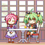 amatsuka megumi and kannazuki tamaki (gj-bu) drawn by migel_futoshi