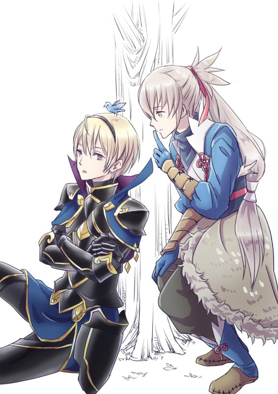 takumi and leo (fire emblem and 1 more) drawn by yoneko