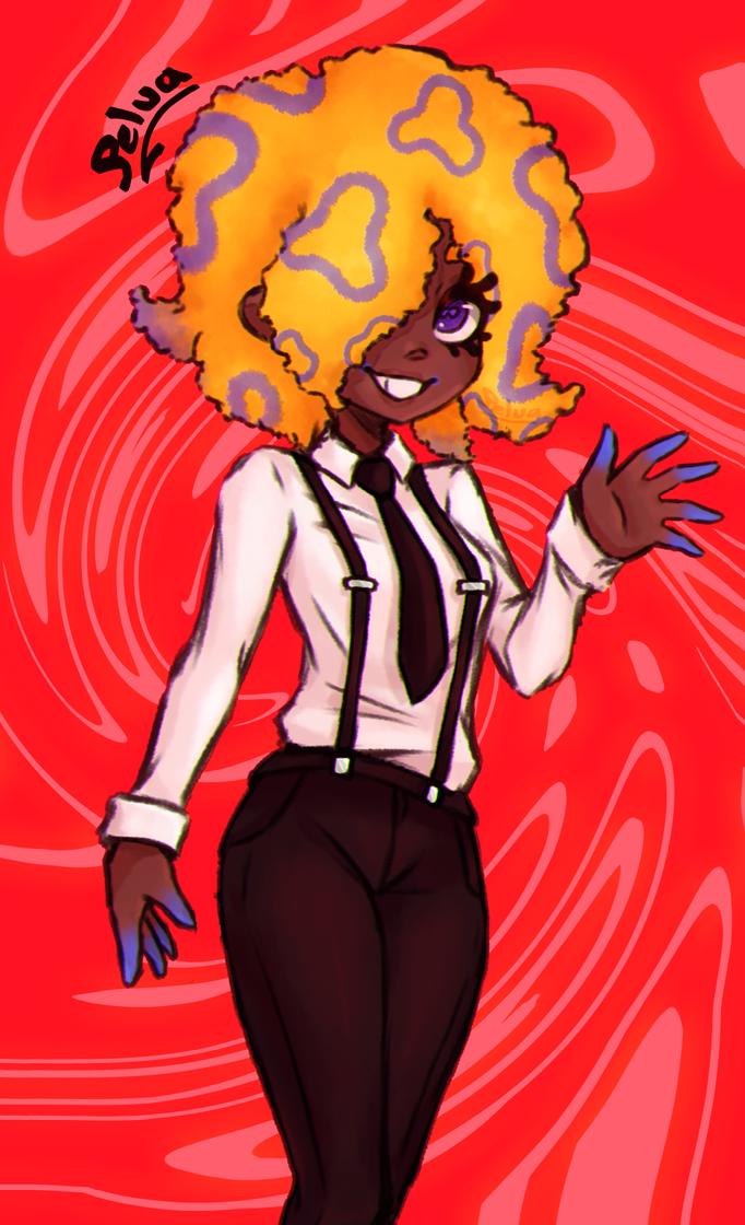 tao blu (splatoon and 1 more) drawn by clumsy_pelua