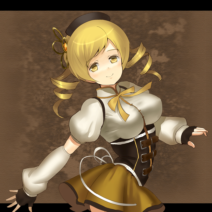 tomoe mami (mahou shoujo madoka magica) drawn by jyon