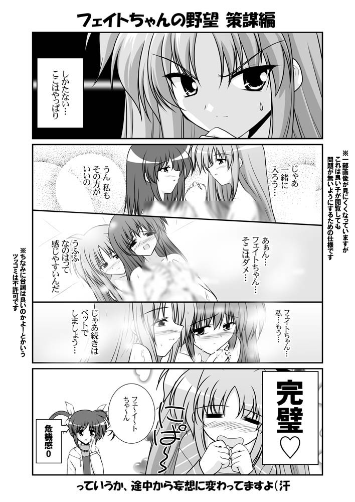 fate testarossa and takamachi nanoha (lyrical nanoha and 2 more)
