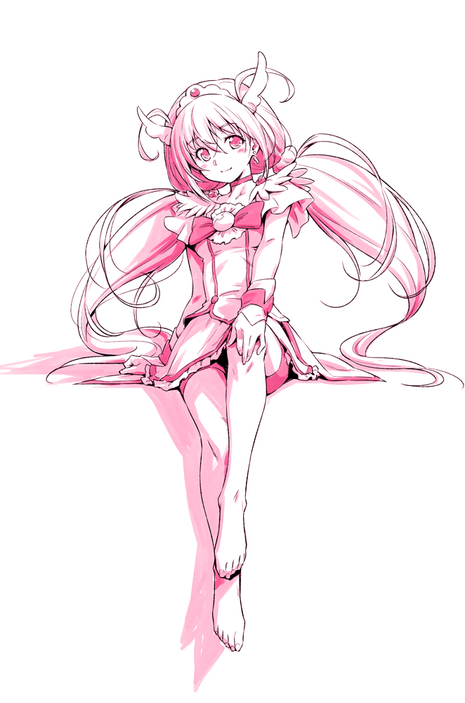 hoshizora miyuki and cure happy (precure and 1 more) drawn by kazuma_muramasa