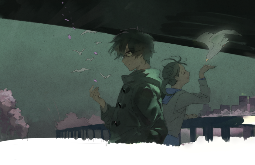 kawamoto hinata and kiriyama rei (sangatsu no lion) drawn by roku_(tsua-kihuyu)