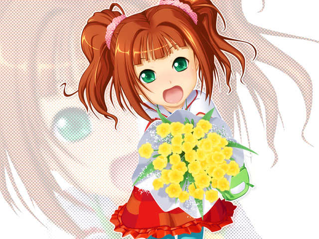 takatsuki yayoi (idolmaster and 1 more) drawn by caryo and takeda_yukimura