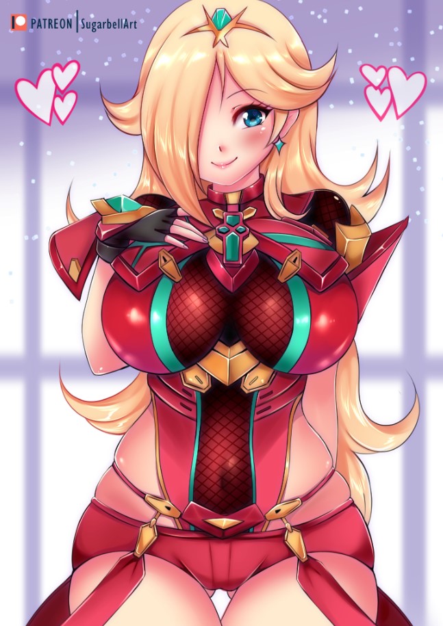pyra and rosalina (mario and 3 more) drawn by sugarbell