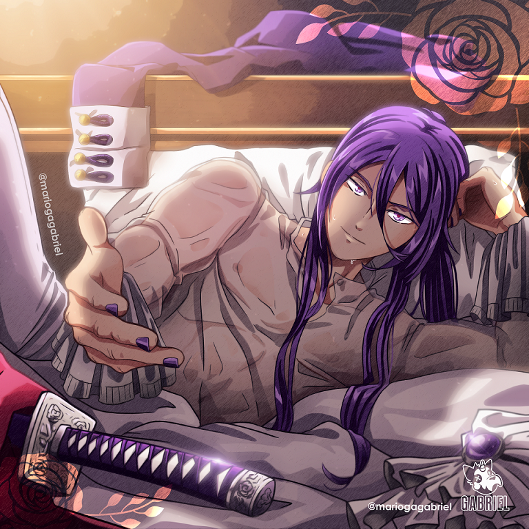 kamui gakupo and sateriasis venomania (vocaloid and 2 more) drawn by mario_gagabriel