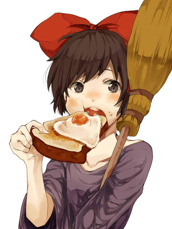 kiki (studio ghibli and 1 more) drawn by akamega