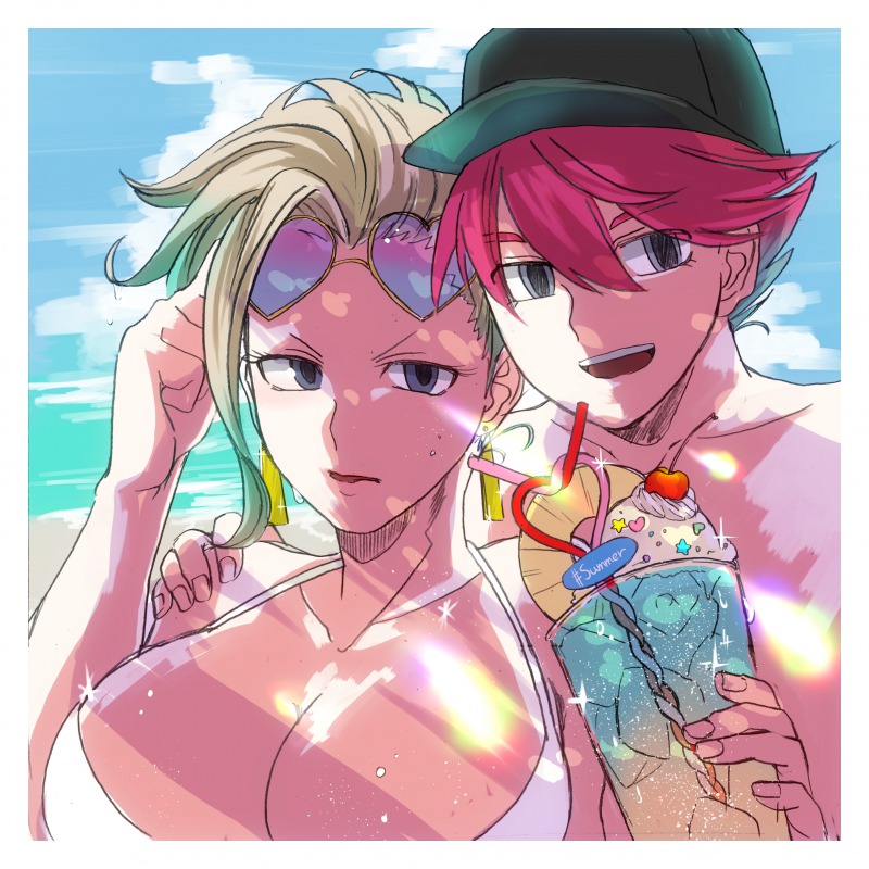 nosaka yuuma and nishikage seiya (inazuma eleven and 1 more) drawn by youto