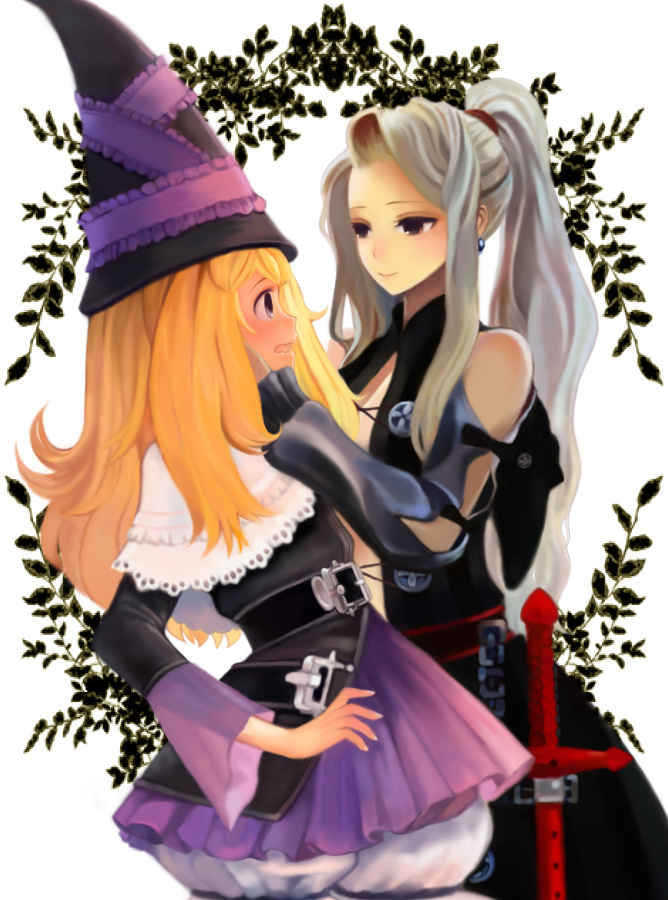 lillet blan and amoretta virgine (grimgrimoire) drawn by suu_(engawazzz)