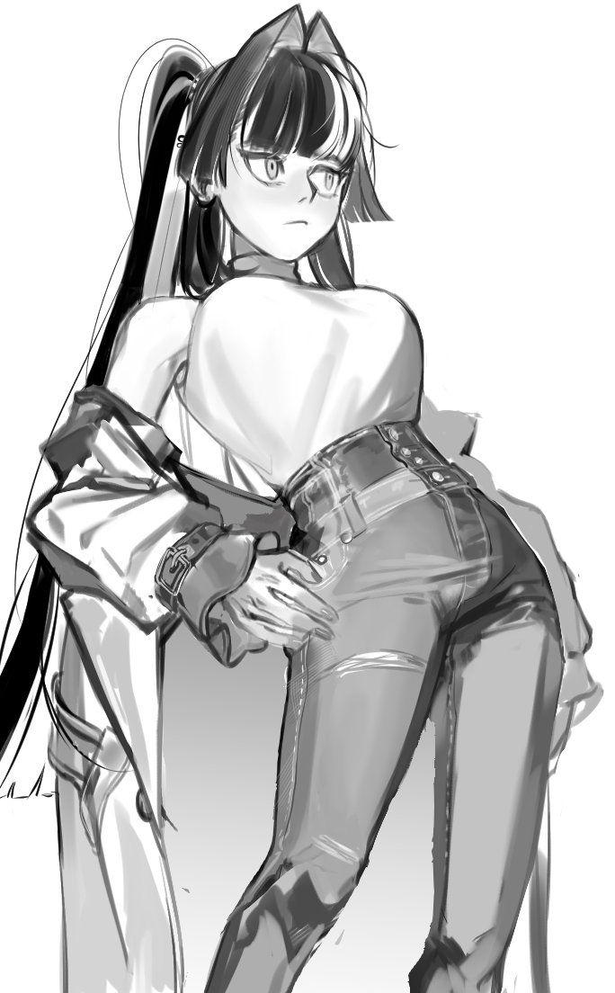 ouro kronii (hololive and 1 more) drawn by eus_ing