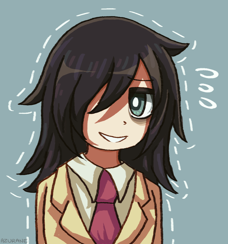kuroki tomoko (watashi ga motenai no wa dou kangaetemo omaera ga warui!) drawn by azurane