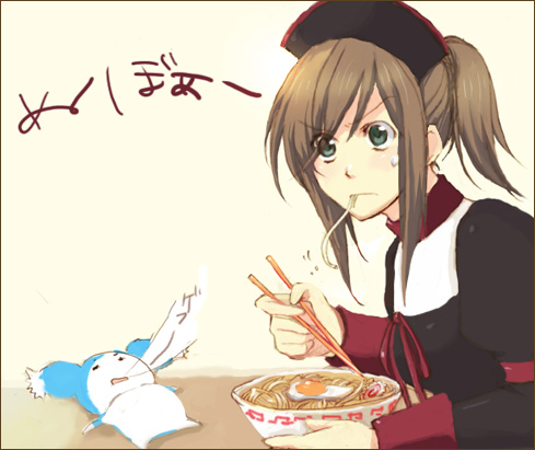 tear grants and mieu (tales of and 1 more) drawn by sunege