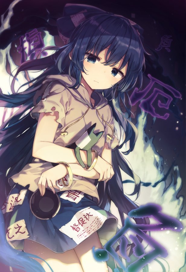 yorigami shion (touhou) drawn by shnva