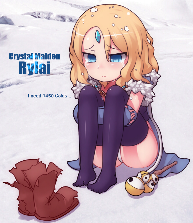 crystal maiden (dota and 1 more) drawn by rabbitbrush