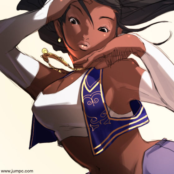 pullum purna (street fighter and 2 more) drawn by falcoon